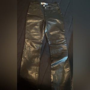 🖤Vintage GAP Genuine Leather Bootcut Pants 6 Y2K🖤